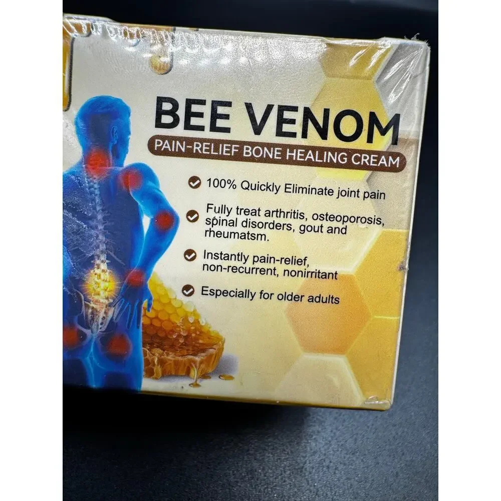 NWT Bee Venom Pain Relief Bone Healing Cream 2 Pack NEW SEALED